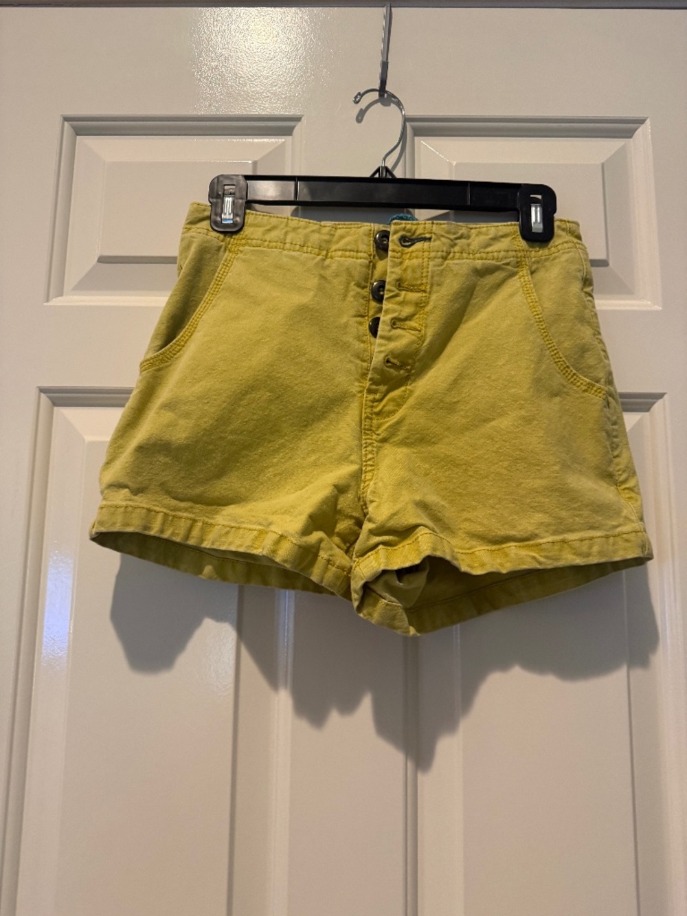 Pilcro lace up shorts